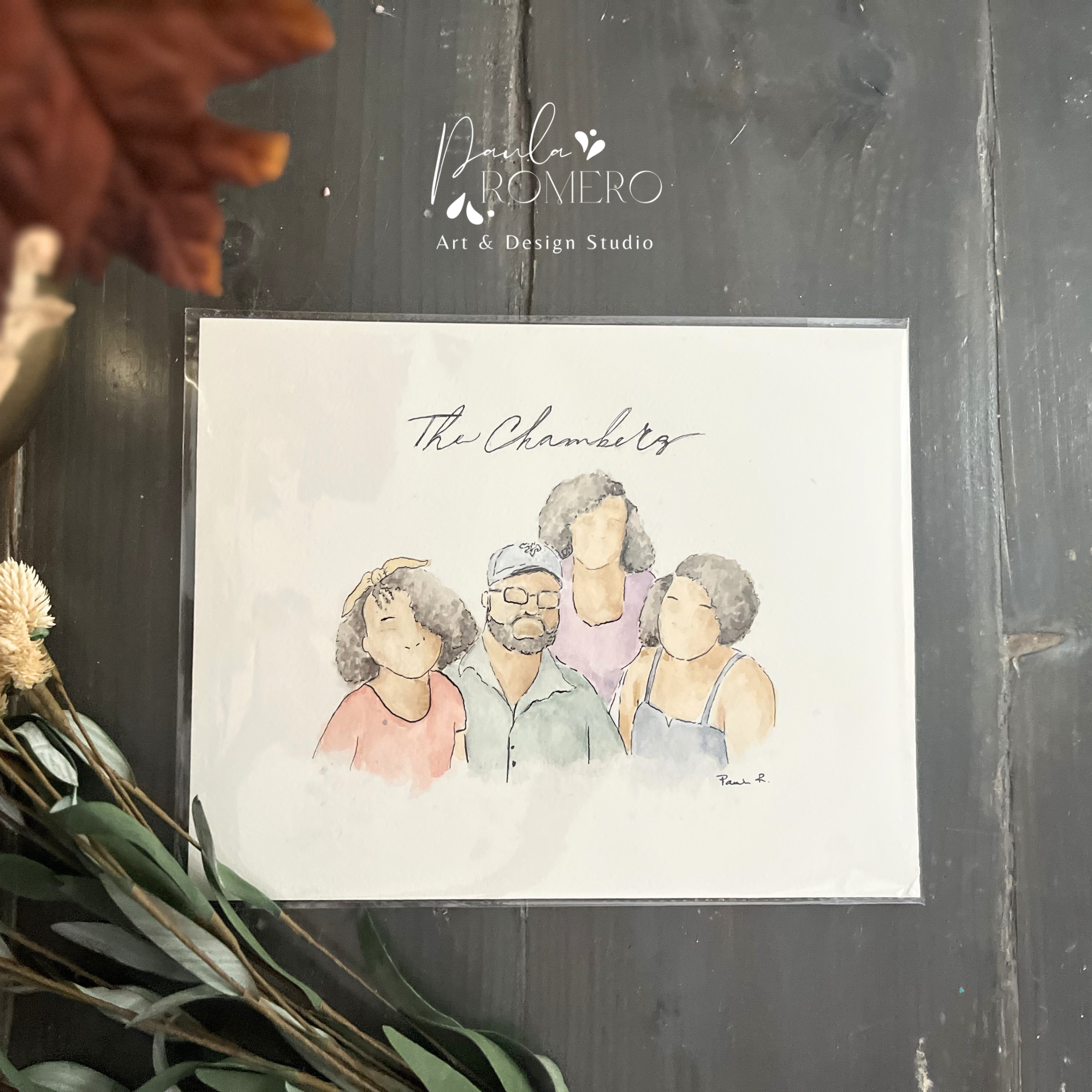 Custom Watercolor Portrait