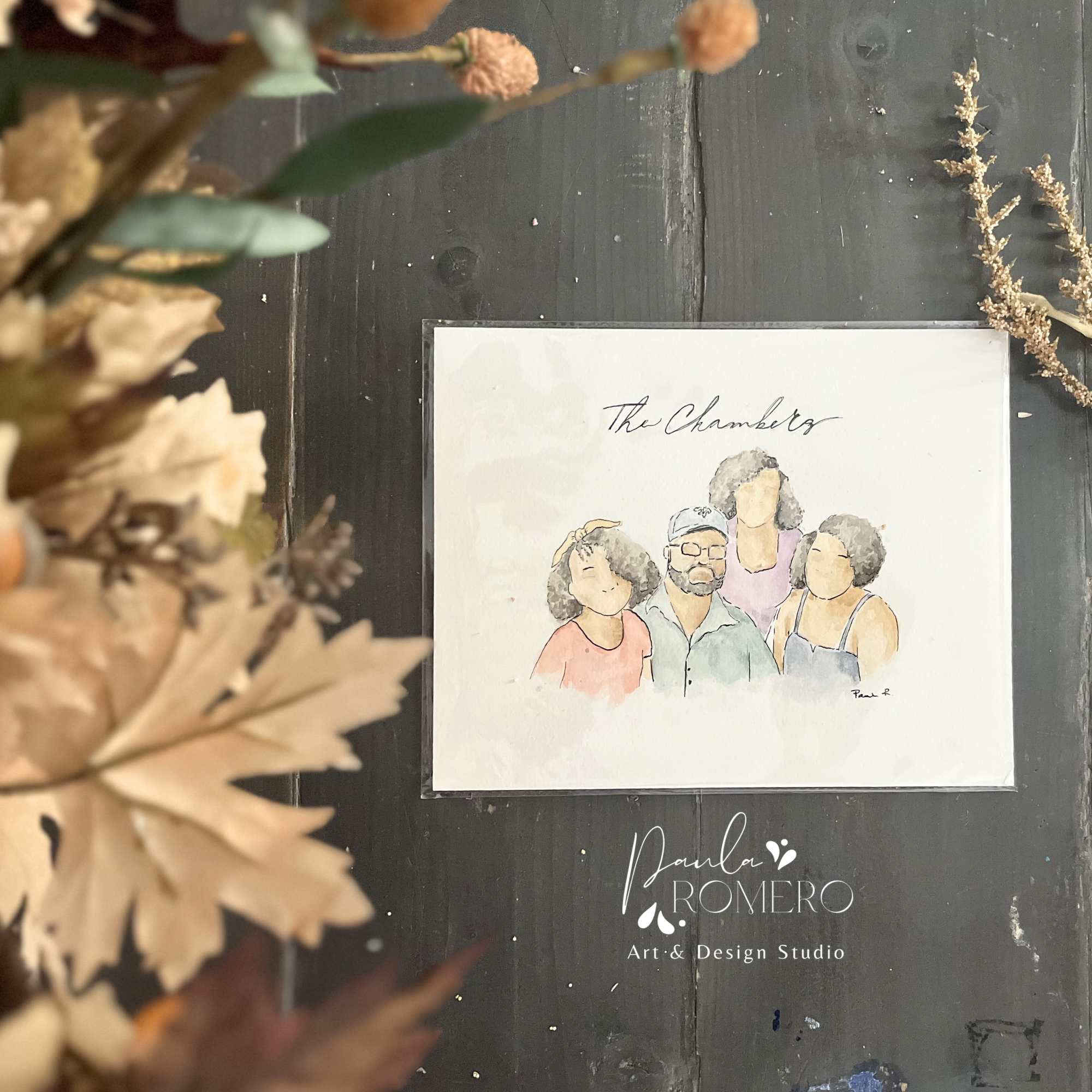 Custom Watercolor Portrait