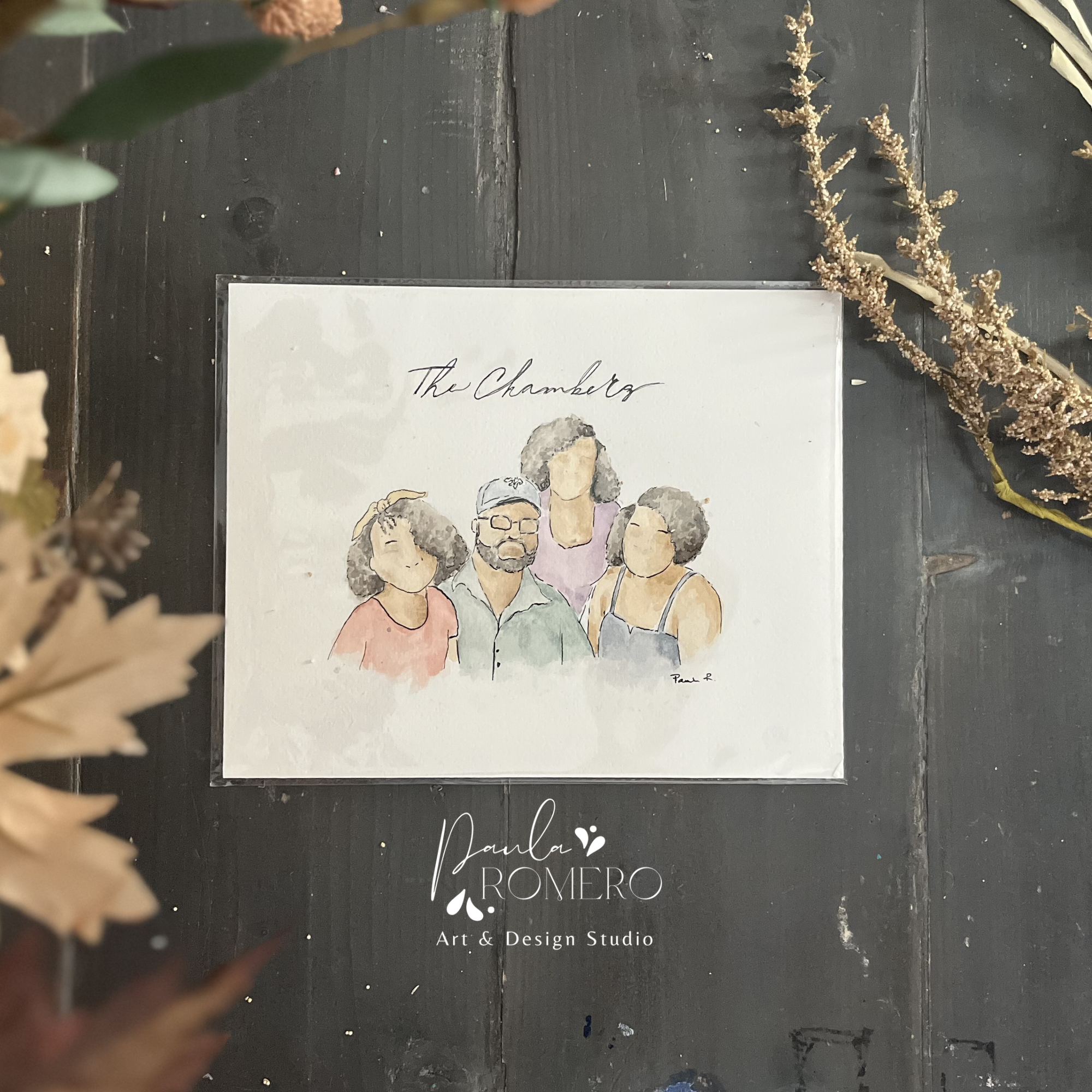 Custom Watercolor Portrait